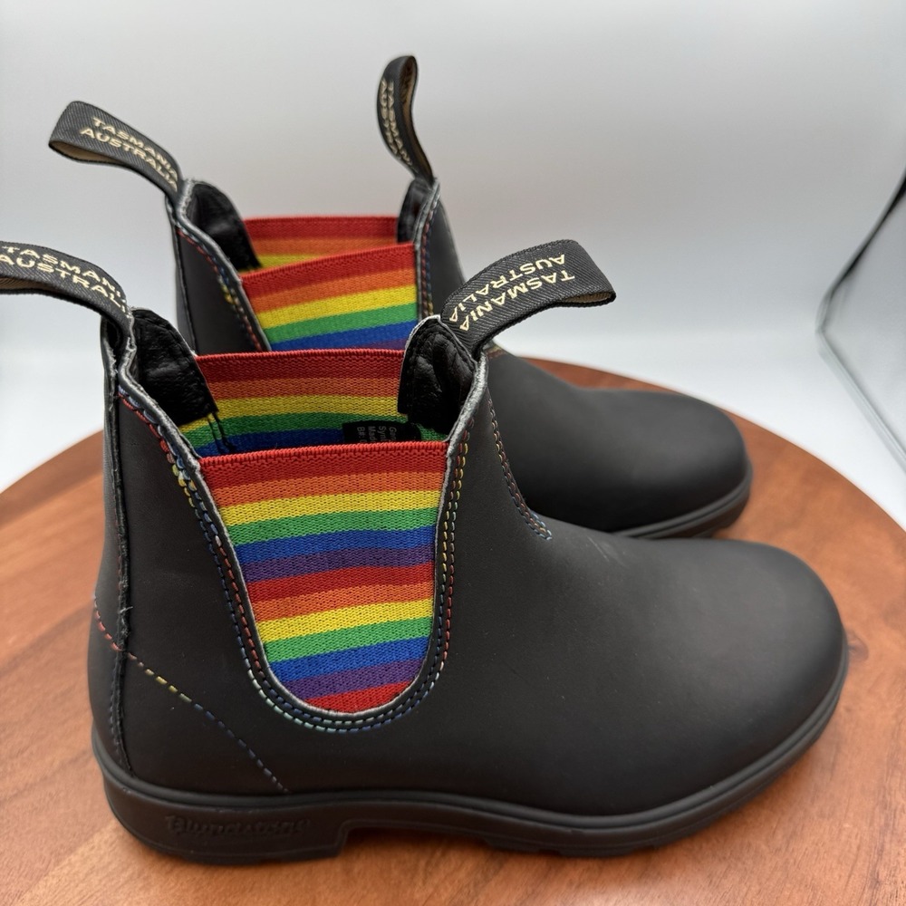 Blundstone 2105 Rainbow Black Leather Chelsea Boots Size 3.5 UK/ US Women 6.5